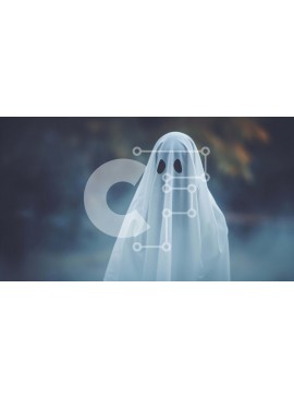 Intra Συλλεκτικό Ξύλινο Παζλ Plywood  4mm - Φάντασμα στην ομίχλη Σε Ξύλινο Κουτί - Διαστάσεις Puzzle: 10x10 cm – 25 κομμάτια