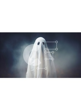 Intra Συλλεκτικό Ξύλινο Παζλ Plywood  4mm - Κοστούμι White Ghost in the Fog Σε Ξύλινο Κουτί - Διαστάσεις Puzzle: 10x10 cm – 25 κομμάτια