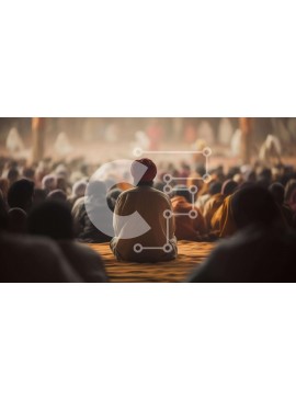 Intra Συλλεκτικό Ξύλινο Παζλ Plywood  4mm - Άνθρωπος που συμμετέχει σε θρησκευτική ή πνευματική δραστηριότητα Σε Ξύλινο Κουτί - Διαστάσεις Puzzle: 10x10 cm – 25 κομμάτια