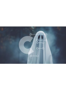 Intra Συλλεκτικό Ξύλινο Παζλ Plywood  4mm - Ghost in White Standing in the Fog Σε Ξύλινο Κουτί - Διαστάσεις Puzzle: 10x10 cm – 25 κομμάτια