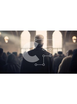 Intra Συλλεκτικό Ξύλινο Παζλ Plywood  4mm - Ομάδα ανδρών με μαύρη ενδυμασία Σε Ξύλινο Κουτί - Διαστάσεις Puzzle: 10x10 cm – 25 κομμάτια