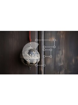 Intra Συλλεκτικό Ξύλινο Παζλ Plywood  4mm - Κρεμαστό στολίδι σε ξύλινη πόρτα Σε Ξύλινο Κουτί - Διαστάσεις Puzzle: 10x10 cm – 25 κομμάτια
