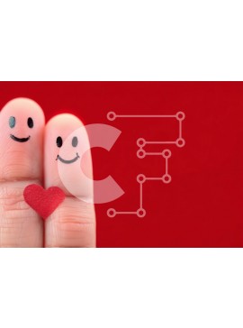 Intra Συλλεκτικό Ξύλινο Παζλ Plywood  4mm - Στοργική χειρονομία με χαμογελαστό πρόσωπο σε σχήμα καρδιάς Σε Ξύλινο Κουτί - Διαστάσεις Puzzle: 10x10 cm – 25 κομμάτια