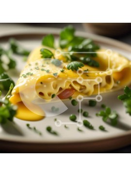 Σετ των 2 Intra Συλλεκτικό Ξύλινο Παζλ Plywood  4mm - Νόστιμη φέτα τυρί και ομελέτα λαχανικών με μαϊντανό Σε Ξύλινο Κουτί - Διαστάσεις: 10x10 cm – 25 κομμάτια