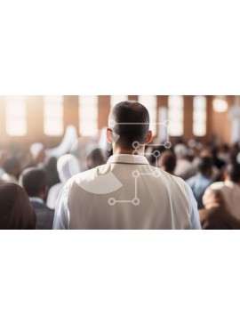 Intra Συλλεκτικό Ξύλινο Παζλ Plywood  4mm - Άτομο που στέκεται μπροστά από ένα κοινό Σε Ξύλινο Κουτί - Διαστάσεις Puzzle: 10x10 cm – 25 κομμάτια