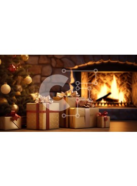 Intra Συλλεκτικό Ξύλινο Παζλ Plywood  4mm - Δώρα διακοπών δίπλα στο τζάκι με διακοσμητικά Σε Ξύλινο Κουτί - Διαστάσεις: 10x10 cm – 25 κομμάτια