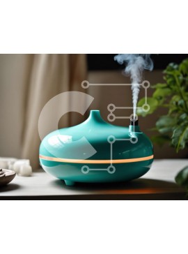 Intra Συλλεκτικό Ξύλινο Παζλ Plywood  4mm - Διαχύτης αρωματοθεραπείας με ατμό Σε Ξύλινο Κουτί - Διαστάσεις Puzzle: 10x10 cm – 25 κομμάτια