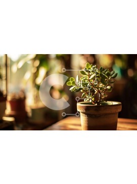 Intra Συλλεκτικό Ξύλινο Παζλ Plywood  4mm - Υγιές φυτό εσωτερικού χώρου από παράθυρο με μολύβια Σε Ξύλινο Κουτί - Διαστάσεις Puzzle: 10x10 cm – 25 κομμάτια