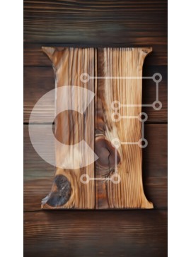 Intra Συλλεκτικό Ξύλινο Παζλ Plywood  4mm - Λεπτομερής κινηματογράφηση σε πρώτο πλάνο μιας ξεπερασμένης ξύλινης σανίδας Σε Ξύλινο Κουτί - Διαστάσεις Puzzle: 10x10 cm – 25 κομμάτια
