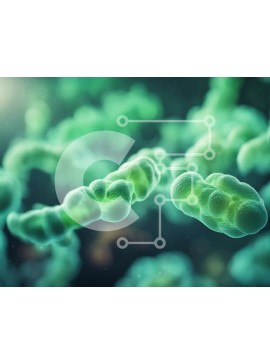 Intra Συλλεκτικό Ξύλινο Παζλ Plywood  4mm - Κοντινή όψη μικρών πράσινων οργανισμών σε διαυγές υγρό Σε Ξύλινο Κουτί - Διαστάσεις Puzzle: 10x10 cm – 25 κομμάτια