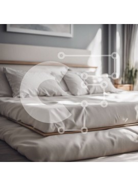 Intra Συλλεκτικό Ξύλινο Παζλ Plywood  4mm - Φωτεινό και άνετο υπνοδωμάτιο με φυσικό φως Σε Ξύλινο Κουτί - Διαστάσεις Puzzle: 10x10 cm – 25 κομμάτια