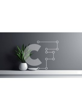 Intra Συλλεκτικό Ξύλινο Παζλ Plywood  4mm - Λευκό βάζο με φυτό σε γλάστρα στο ράφι Σε Ξύλινο Κουτί - Διαστάσεις Puzzle: 10x10 cm – 25 κομμάτια