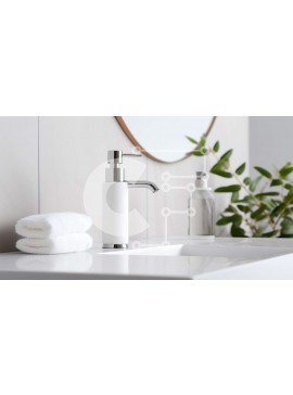 Intra Συλλεκτικό Ξύλινο Παζλ Plywood  4mm - Μοντέρνος νεροχύτης μπάνιου με λευκή πορσελάνινη λεκάνη και βρύση χρωμίου Σε Ξύλινο Κουτί - Διαστάσεις Puzzle: 10x10 cm – 25 κομμάτια