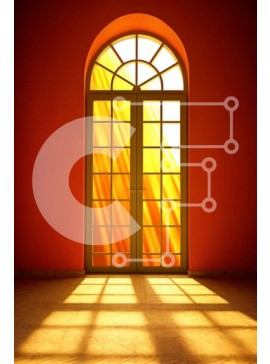 Intra Συλλεκτικό Ξύλινο Παζλ Plywood  4mm - Όμορφη εικόνα του φωτεινού και ηλιόλουστου δωματίου με μεγάλο παράθυρο Σε Ξύλινο Κουτί - Διαστάσεις Puzzle: 10x10 cm – 25 κομμάτια