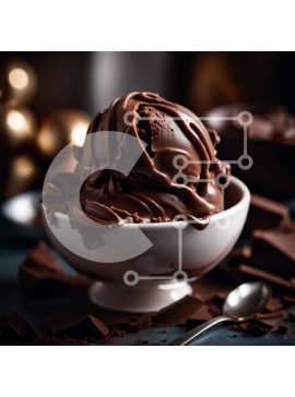 Σετ των 2 Intra Συλλεκτικό Ξύλινο Παζλ Plywood  4mm - Αφεθείτε στον πλούτο της σοκολάτας με αυτό το λαχταριστό μπολ παγωτού Σε Ξύλινο Κουτί - Διαστάσεις: 10x10 cm – 25 κομμάτια