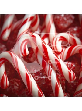 Σετ των 2 Intra Συλλεκτικό Ξύλινο Παζλ Plywood  4mm - Κοντινό πλάνο ζαχαροκάλαμων και σμέουρων Σε Ξύλινο Κουτί - Διαστάσεις: 10x10 cm – 25 κομμάτια