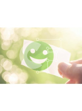 Intra Συλλεκτικό Ξύλινο Παζλ Plywood  4mm - Χαρούμενο χαμογελαστό κόψιμο προσώπου σε φυσικό φως Σε Ξύλινο Κουτί - Διαστάσεις Puzzle: 10x10 cm – 25 κομμάτια