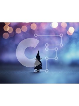 Intra Συλλεκτικό Ξύλινο Παζλ Plywood  4mm - Σιλουέτα ενός ατόμου μπροστά από το φωτισμένο φόντο Σε Ξύλινο Κουτί - Διαστάσεις Puzzle: 10x10 cm – 25 κομμάτια