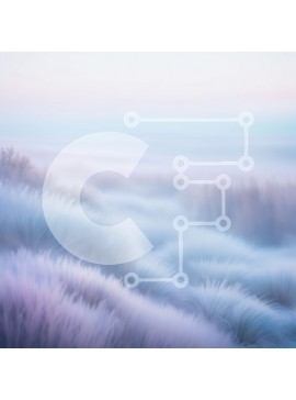 Intra Συλλεκτικό Ξύλινο Παζλ Plywood  4mm - Όμορφη εικόνα ενός χωραφιού με ψηλό λευκό γρασίδι στο ηλιοβασίλεμα Σε Ξύλινο Κουτί - Διαστάσεις: 10x10 cm – 25 κομμάτια