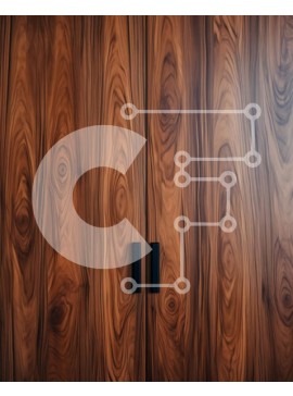 Intra Συλλεκτικό Ξύλινο Παζλ Plywood  4mm - Ξύλινες πόρτες ντουλαπιών με υφή Σε Ξύλινο Κουτί - Διαστάσεις Puzzle: 10x10 cm – 25 κομμάτια