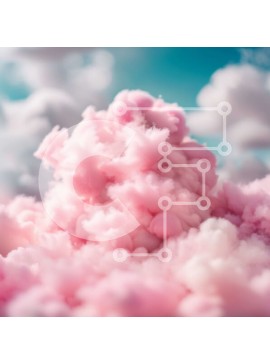 Intra Συλλεκτικό Ξύλινο Παζλ Plywood  4mm - Εκπληκτική εικόνα ενός ροζ σύννεφου στον ουρανό Σε Ξύλινο Κουτί - Διαστάσεις: 10x10 cm – 25 κομμάτια