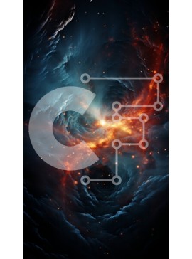 Intra Συλλεκτικό Ξύλινο Παζλ Plywood  4mm - Εκπληκτική εικόνα ενός νεφελώματος: Γενέτειρα των αστεριών και των πλανητών Σε Ξύλινο Κουτί - Διαστάσεις Puzzle: 10x10 cm – 25 κομμάτια