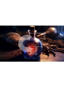 Σετ των 2 Intra Συλλεκτικό Ξύλινο Παζλ Plywood  4mm - Κομψό μπουκάλι βότκας Absolut με διαυγές υγρό και φυσαλίδες Σε Ξύλινο Κουτί - Διαστάσεις: 10x10 cm – 25 κομμάτια