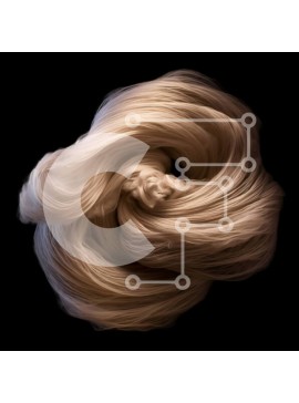 Intra Συλλεκτικό Ξύλινο Παζλ Plywood  4mm - Ξανθή γυναίκα με τα σγουρά μαλλιά Στοκ Φωτογραφία Σε Ξύλινο Κουτί - Διαστάσεις Puzzle: 10x10 cm – 25 κομμάτια