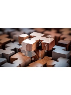 Intra Συλλεκτικό Ξύλινο Παζλ Plywood  4mm - Αποσυναρμολογημένα Ξύλινα κομμάτια παζλ Σε Ξύλινο Κουτί - Διαστάσεις Puzzle: 10x10 cm – 25 κομμάτια