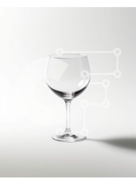 Σετ των 2 Intra Συλλεκτικό Ξύλινο Παζλ Plywood  4mm - Όμορφη εικόνα ενός διαφανούς ποτηριού κρασιού με στέλεχος και βάση Σε Ξύλινο Κουτί - Διαστάσεις: 10x10 cm – 25 κομμάτια