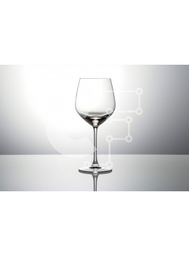 Σετ των 2 Intra Συλλεκτικό Ξύλινο Παζλ Plywood  4mm - Κομψό λευκό ποτήρι κρασιού σε ένα τραπέζι Σε Ξύλινο Κουτί - Διαστάσεις: 10x10 cm – 25 κομμάτια