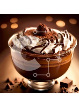 Σετ των 2 Intra Συλλεκτικό Ξύλινο Παζλ Plywood  4mm - Decadent πουτίγκα σοκολάτας με σαντιγί Σε Ξύλινο Κουτί - Διαστάσεις: 10x10 cm – 25 κομμάτια