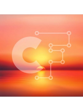 Intra Συλλεκτικό Ξύλινο Παζλ Plywood  4mm - Γαλήνιο ηλιοβασίλεμα πάνω από ήρεμα νερά Σε Ξύλινο Κουτί - Διαστάσεις: 10x10 cm – 25 κομμάτια