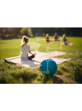 Intra Συλλεκτικό Ξύλινο Παζλ Plywood  4mm - Υπαίθρια Πρακτική Γιόγκα στο Πάρκο Σε Ξύλινο Κουτί - Διαστάσεις Puzzle: 10x10 cm – 25 κομμάτια