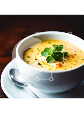 Σετ των 2 Intra Συλλεκτικό Ξύλινο Παζλ Plywood  4mm - Νόστιμη και θρεπτική σούπα με φρέσκα λαχανικά Σε Ξύλινο Κουτί - Διαστάσεις: 10x10 cm – 25 κομμάτια