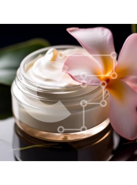 Σετ των 2 Intra Συλλεκτικό Ξύλινο Παζλ Plywood  4mm - Βάζο με κρέμα προσώπου με ένα όμορφο ροζ λουλούδι στην κορυφή Σε Ξύλινο Κουτί - Διαστάσεις: 10x10 cm – 25 κομμάτια