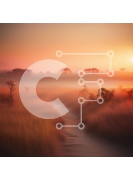 Intra Συλλεκτικό Ξύλινο Παζλ Plywood  4mm - Όμορφο τοπίο ηλιοβασιλέματος με ποτάμι και πολύχρωμο ουρανό Σε Ξύλινο Κουτί - Διαστάσεις: 10x10 cm – 25 κομμάτια