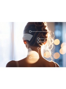 Intra Συλλεκτικό Ξύλινο Παζλ Plywood  4mm - Σιλουέτα μιας γυναίκας που απολαμβάνει τον ελεύθερο χρόνο κοιτάζοντας έξω από ένα παράθυρο Σε Ξύλινο Κουτί - Διαστάσεις Puzzle: 10x10 cm – 25 κομμάτια