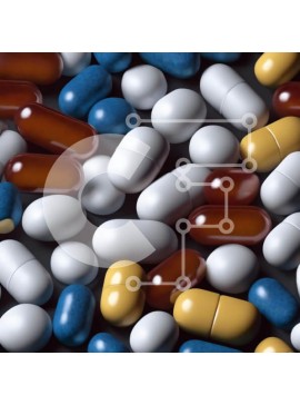 Intra Συλλεκτικό Ξύλινο Παζλ Plywood  4mm - Ζωηρόχρωμες κάψουλες χαπιών στοιβάζονται Σε Ξύλινο Κουτί - Διαστάσεις Puzzle: 10x10 cm – 25 κομμάτια