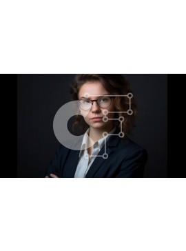 Intra Συλλεκτικό Ξύλινο Παζλ Plywood  4mm - Επαγγελματίας με επαγγελματικό κοστούμι με σταυρωμένα τα χέρια Σε Ξύλινο Κουτί - Διαστάσεις Puzzle: 10x10 cm – 25 κομμάτια