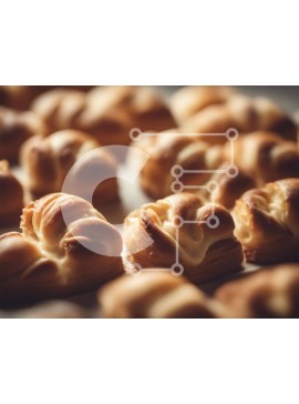 Σετ των 2 Intra Συλλεκτικό Ξύλινο Παζλ Plywood  4mm - Σύνθεση ζαχαροπλαστικής σε σχήμα καρδιάς Σε Ξύλινο Κουτί - Διαστάσεις: 10x10 cm – 25 κομμάτια