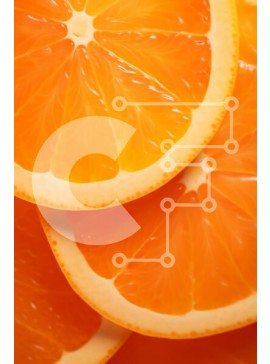 Σετ των 2 Intra Συλλεκτικό Ξύλινο Παζλ Plywood  4mm - Κοντινό πλάνο τακτοποιημένα τακτοποιημένα φέτες πορτοκαλιού Σε Ξύλινο Κουτί - Διαστάσεις: 10x10 cm – 25 κομμάτια