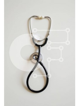 Intra Συλλεκτικό Ξύλινο Παζλ Plywood  4mm - Ασπρόμαυρο στηθοσκόπιο στον τοίχο Σε Ξύλινο Κουτί - Διαστάσεις Puzzle: 10x10 cm – 25 κομμάτια