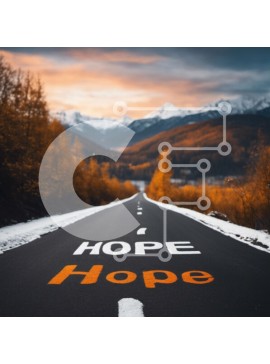 Intra Συλλεκτικό Ξύλινο Παζλ Plywood  4mm - Ο δρόμος της ελπίδας στο χιονισμένο τοπίο Σε Ξύλινο Κουτί - Διαστάσεις Puzzle: 10x10 cm – 25 κομμάτια