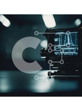 Intra Συλλεκτικό Ξύλινο Παζλ Plywood  4mm - Παλαιομοδίτικη βιντεοκάμερα στο τραπέζι στο σκοτεινό δωμάτιο Σε Ξύλινο Κουτί - Διαστάσεις Puzzle: 10x10 cm – 25 κομμάτια