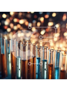 Intra Συλλεκτικό Ξύλινο Παζλ Plywood  4mm - Πολύχρωμοι δοκιμαστικοί σωλήνες για επιστημονική έρευνα και πειραματισμό Σε Ξύλινο Κουτί - Διαστάσεις Puzzle: 10x10 cm – 25 κομμάτια