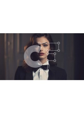 Intra Συλλεκτικό Ξύλινο Παζλ Plywood  4mm - Επαγγελματίας με επίσημη ενδυμασία με σοβαρή έκφραση Σε Ξύλινο Κουτί - Διαστάσεις Puzzle: 10x10 cm – 25 κομμάτια