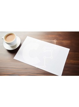 Intra Συλλεκτικό Ξύλινο Παζλ Plywood  4mm - Πρωινός καφές με σημειωματάριο και χαρτί σε ξύλινο τραπέζι Σε Ξύλινο Κουτί - Διαστάσεις Puzzle: 10x10 cm – 25 κομμάτια