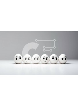 Intra Συλλεκτικό Ξύλινο Παζλ Plywood  4mm - Σειρά από χαμογελαστά αυγά Σε Ξύλινο Κουτί - Διαστάσεις Puzzle: 10x10 cm – 25 κομμάτια