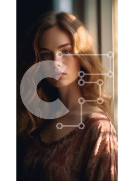 Intra Συλλεκτικό Ξύλινο Παζλ Plywood  4mm - Εκπληκτική εικόνα μιας γυναίκας που θαυμάζει το ηλιοβασίλεμα Σε Ξύλινο Κουτί - Διαστάσεις Puzzle: 10x10 cm – 25 κομμάτια